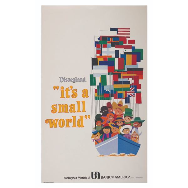 A Bank of America It's a Small World Poster.