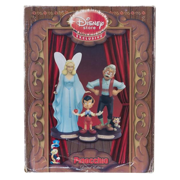 A Disney Store Limited Edition Pinocchio Figurines Set.