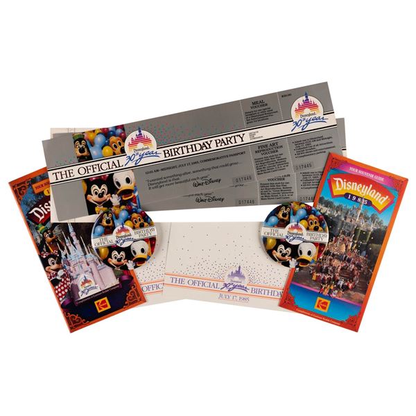 A Disneyland 30th Anniversary 30 Hour Party Collection.