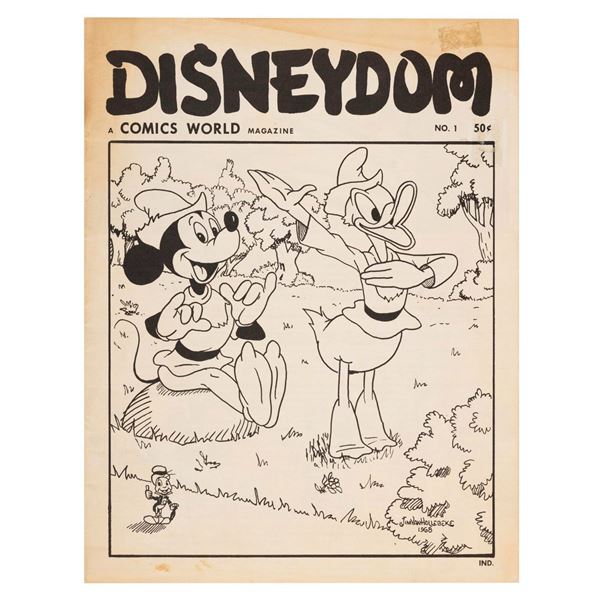 A "Disneydom" Comics World Fanzine Premiere Issue.