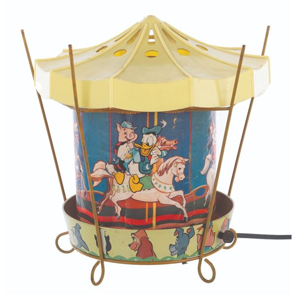 A Disney Carousel Revolving Lamp.