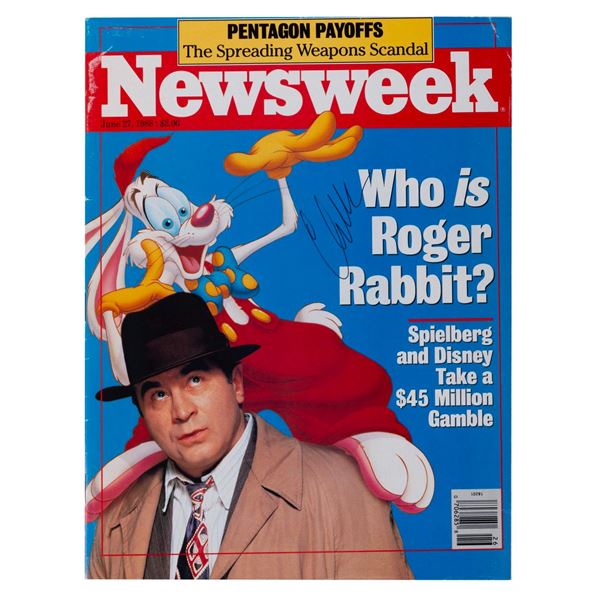 A  Newsweek  Magazine Signed by Charles Fleischer.