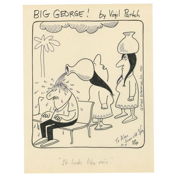 An Original "Big George!" Panel by Virgil Partch.