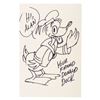 Image 1 : An Original Donald Duck Drawing by Leo Salkin.