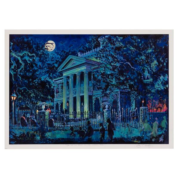 An Eric Robison Haunted Mansion Print.