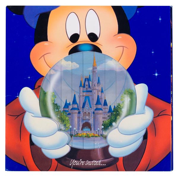 A Walt Disney World 25th Anniversary Invitation.