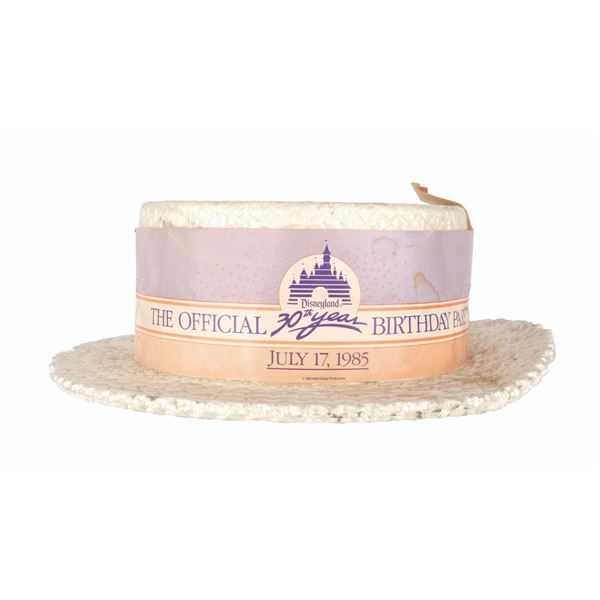 A Disneyland 30th Birthday Party Press Hat