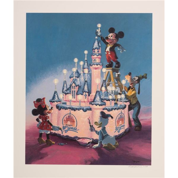 A Disneyland 30th Anniversary Litho by Charles Boyer.