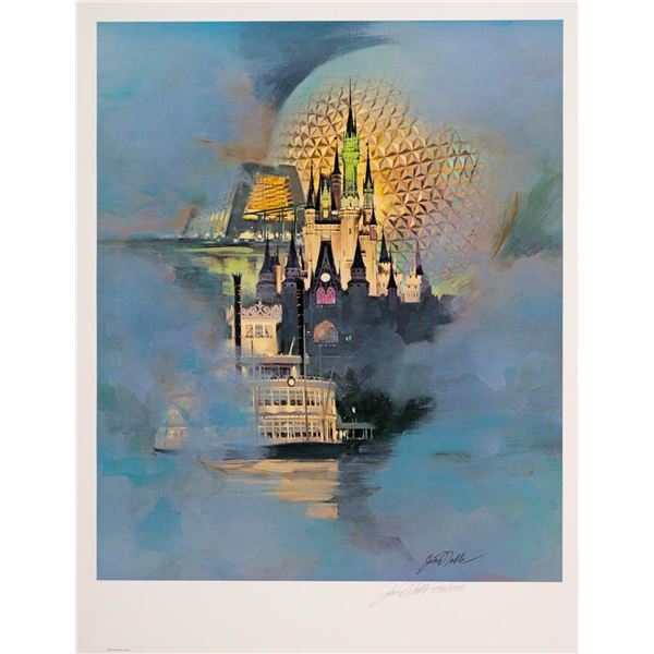 A Jim Noble Signed  Magical Dreams  Print.