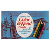 Image 1 : A United Airlines Disney Color & Send Postcards Book.