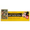 Image 1 : A Disney Light Switch Plate Display Sign.