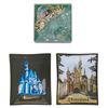 Image 1 : A Collection of Disneyland Glass Trays.