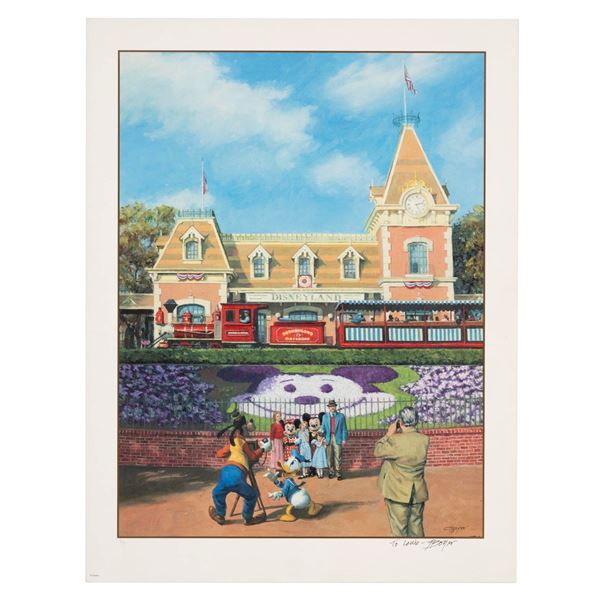 A Charles Boyer Disneyland Railroad Litho.