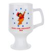 Image 3 : A Pooh for President Badge and Matching Glass.