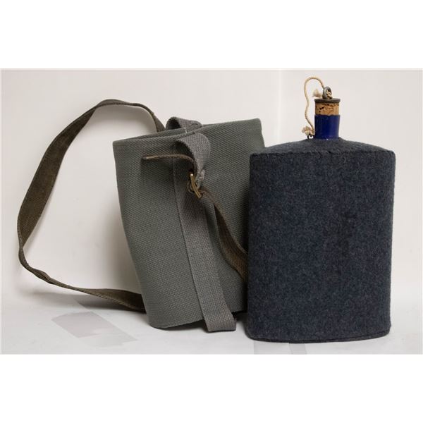 WWI ENAMEL CANADA MILITARY CANTEEN