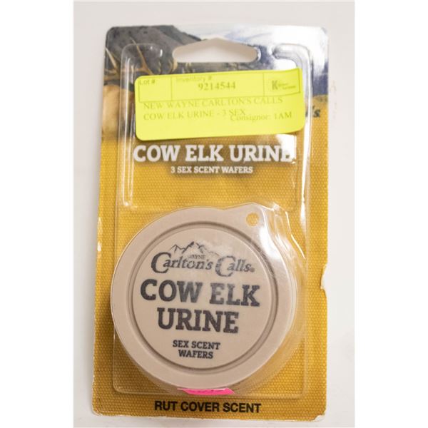 NEW WAYNE CARLTON'S CALLS COW ELK URINE - 3 SEX