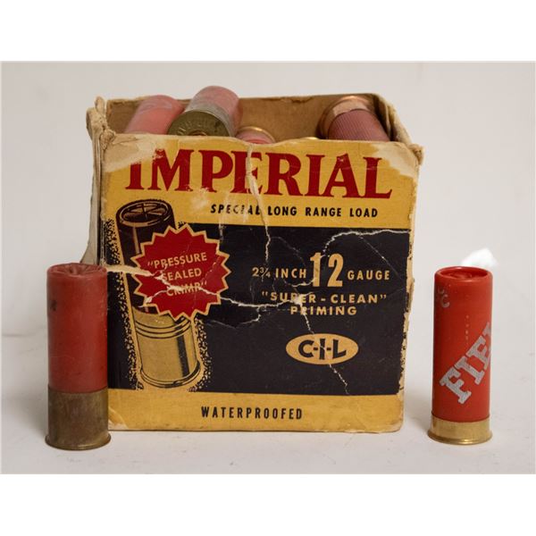 BOX OF ASSORTED SHOTGUN SHELLS 2-3/4