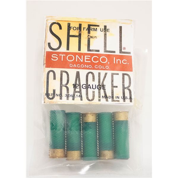 1 PACK (5) SHELL CRACKERS 12 GA.