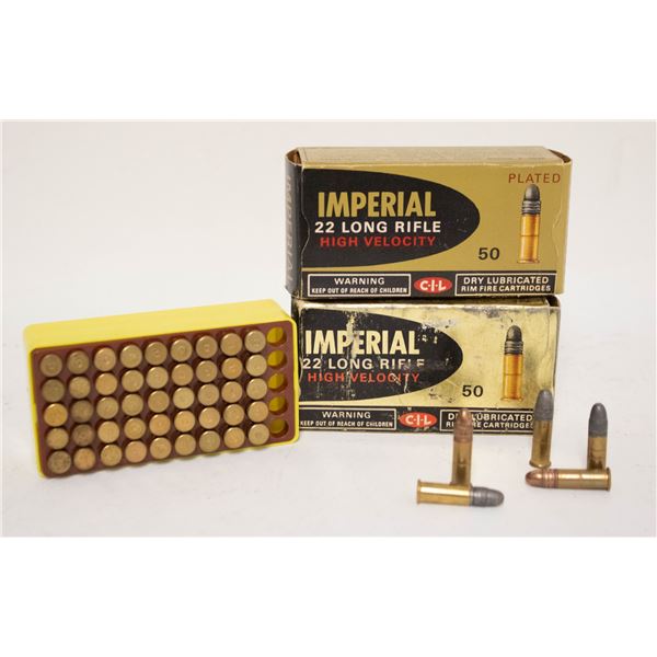 2 BOXES VINTAGE IMPERIAL 22 LR