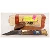 Image 1 : NEW IN BOX CAMILLUS USA MADE KNIFE IN LEATHER