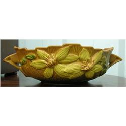 Roseville Clematis Bowl With Handles #457-8