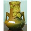Image 1 : Roseville Clematis Double Handled Vase #106-7