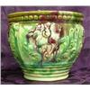 Image 1 : Majolica Vase In High Glass (with Repair)