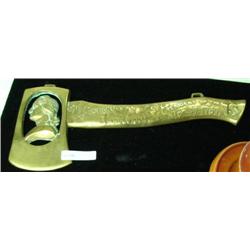 Brass Hatchet Celebrating Washington's Inauguration - April 30, 1789