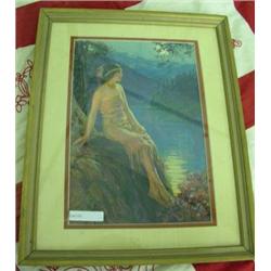 Indian Maiden Framed Print, Artist Unknown