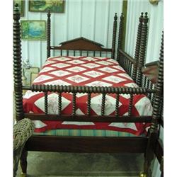 Pair Of Turned Spool 3/4 Beds With New Mattresses