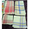 Image 2 : Lot Of Linens - Six 1950's Tablecloths, 2 With Matching Napkins