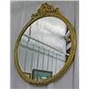 Image 1 : Round Gilt Framed Mirror With Applied Carvings