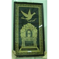 Framed Remembrance Piece For Frank Koote, 1908