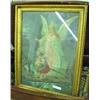 Image 1 : Framed Print Of Children With Guardian Angel, 12x16