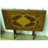 Image 1 : Folding Table With Faux Inlaid Top