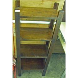 Arts And Crafts Style Bookshelf, 9 1/2 X 16 X 42