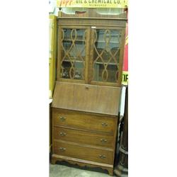 Mahogany Governor Winthrop Drop Front Secretary