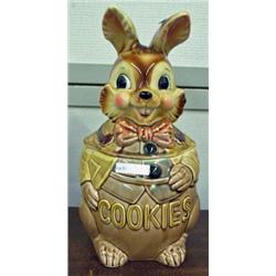 Rabbit Cookie Jar, Made In Japan