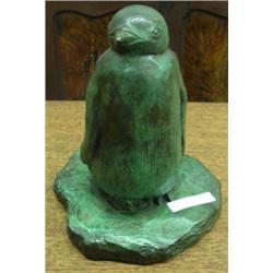 Metal Penguin Sculpture By Katherine J Johnstone, #1 / 25, 1980