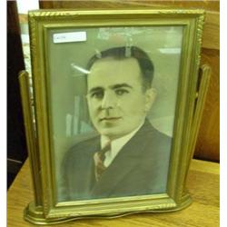 Vintage Tinted Photo In Swing Frame