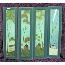 The Four Seasons Framed Prints - Contemporary