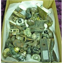 Vintage Door Hardware: Glass, Porcelain And Metal Doorknobs, Door Plates, Etc.