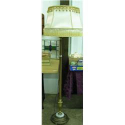 Vintage Floor Lamp With Lighted Marble Base
