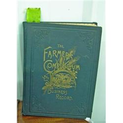 Book - The Farmer's Compendium And Business Records, 1890