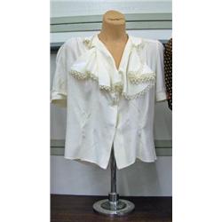 Vintage Formoselle Mannequin Bust On Metal Stand, Includes Blouse