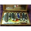 Image 1 : Pocket Knives (13) - 2 Bo Scout, Pal, 3 Schrade Old Timers, 1991 Winchester, Etc.