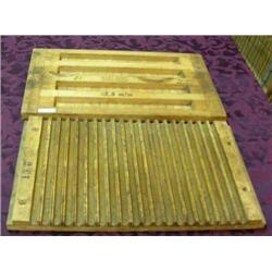 Large Wooden Cigar Mold - ' Karl Hart Schwetzingen' And German Lettering