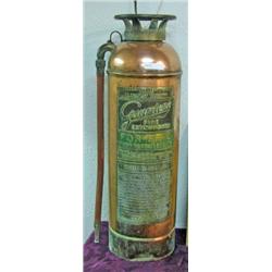 Brass And Copper Guardene Fire Extinguisher