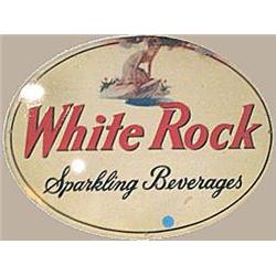 Sign - Metal Double Sided White Rock Sparkling Beverages