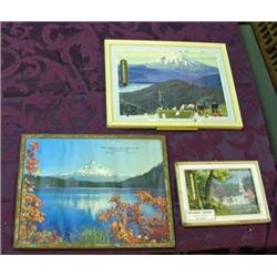 Advertising - Framed Thermometer Print With '51 Calendar For Westerberg Exchange In NB, Framed Therm